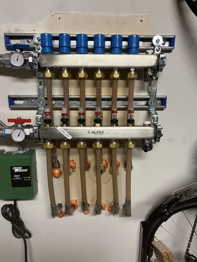 Plumber performing Gas Leak Detection at a residential property in Blackwell